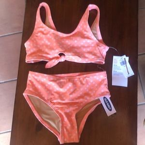 Old Navy XS (5) girl two piece bathing suit.
